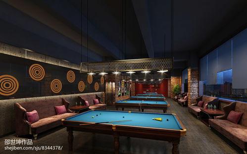 网红台球厅装修,网红风装修，打造时尚休闲新地标
